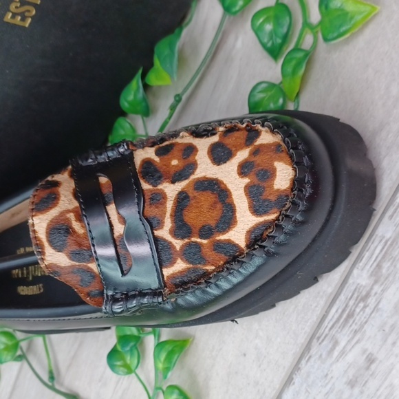 G.H. Bass Whitney Leopard Lug Loafer Weejuns NIB - Picture 2 of 9